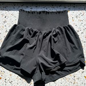Aerie Smocked Running Shorts